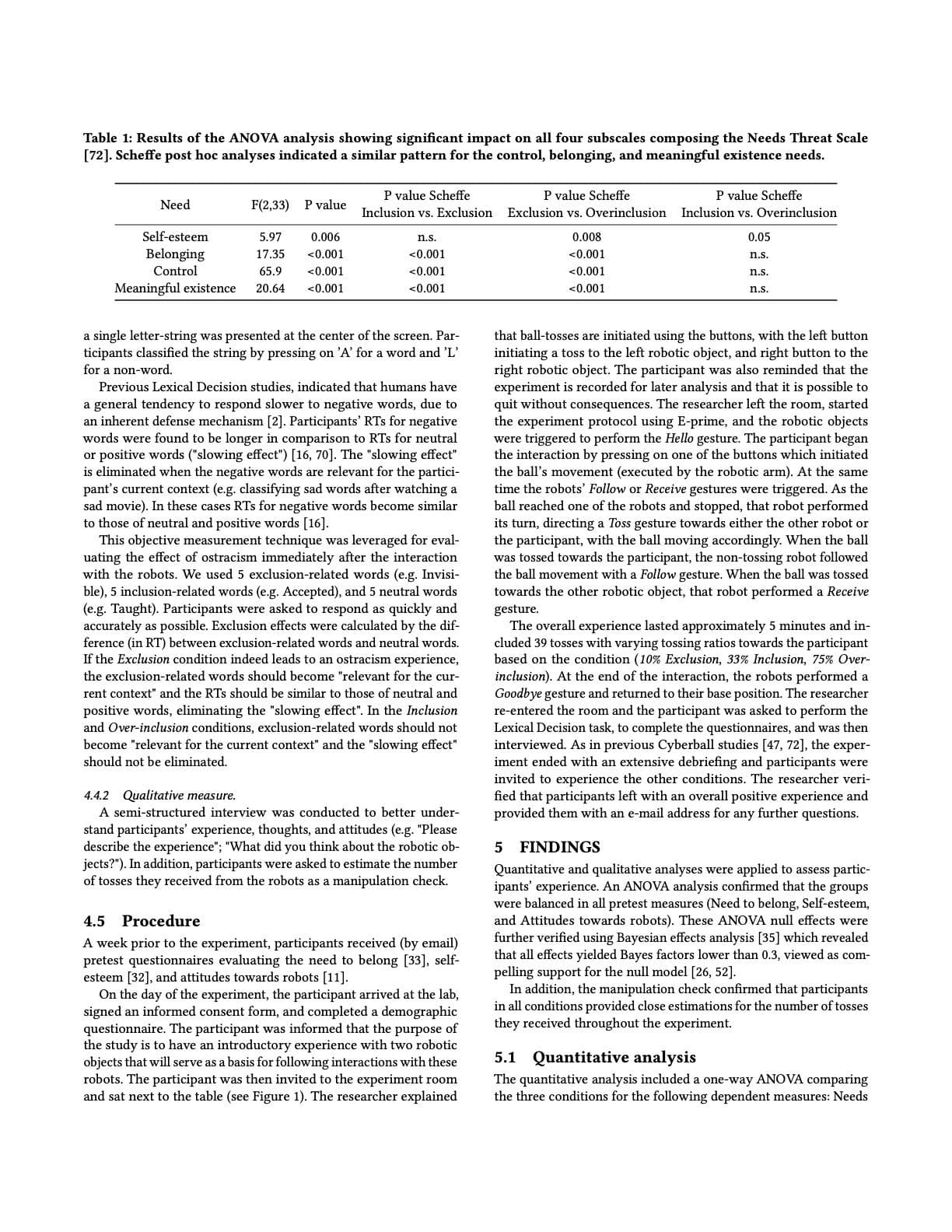 Excluded by Robots - A Human-Robot-Robot Interaction study, page 5